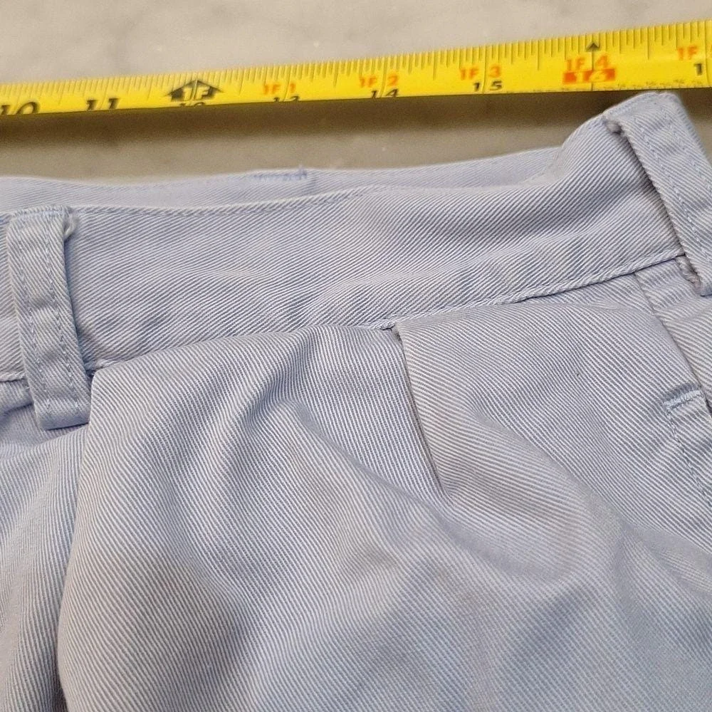 Vintage‎ Polo Ralph Lauren Light Blue Pleated Chinos Tyler Shorts 90s Sz 34-36